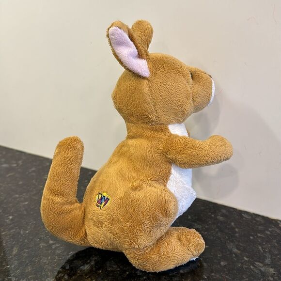 Ganz Webkinz Kangaroo HM180 Plush Stuffed Animal Beanie 9" No Code - Picture 5 of 8